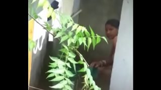 Aunty hidden bath