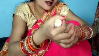 Chubby Desi aunty riding dick after oral sex