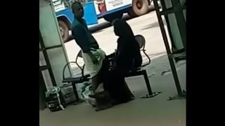 Desi Hand job at Bus Stand Hidden cam