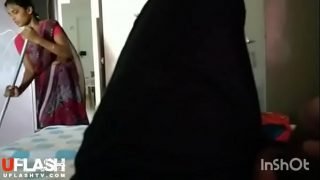 dick flash to indian maid aunty jerking