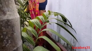 Indian Desi Auntie In The Standing Position Fucked Hard
